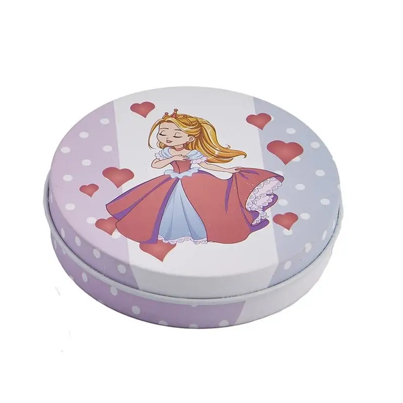 TIN BOX CANDELA PRINCESS 8x2CM