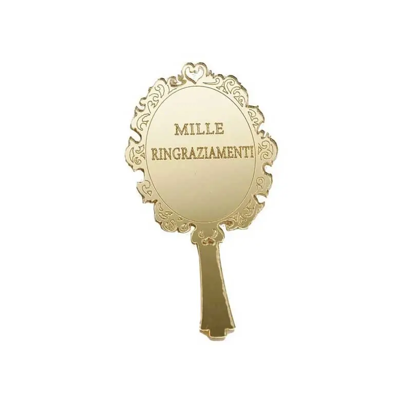 SPECCHIO MAGNETE GOLD H.7.9CM