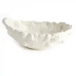 CIOTOLA OVALE CON ROSE 26 CM. 