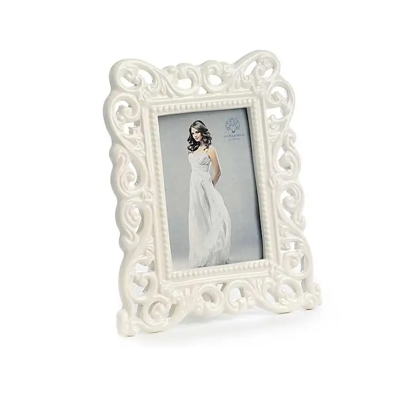 PORTAFOTO A MERLETTO 20 CM. 