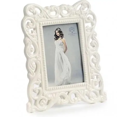 PORTAFOTO A MERLETTO 20 CM. 
