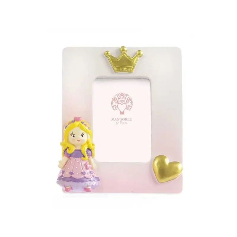 PORTAFOTO PRINCIPESSINA 11.3 CM. RESINA
