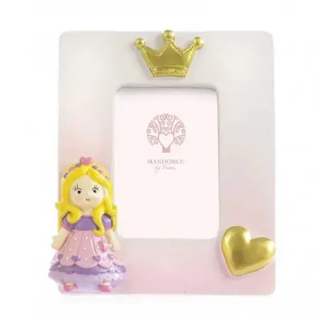 PORTAFOTO PRINCIPESSINA 11.3 CM. RESINA