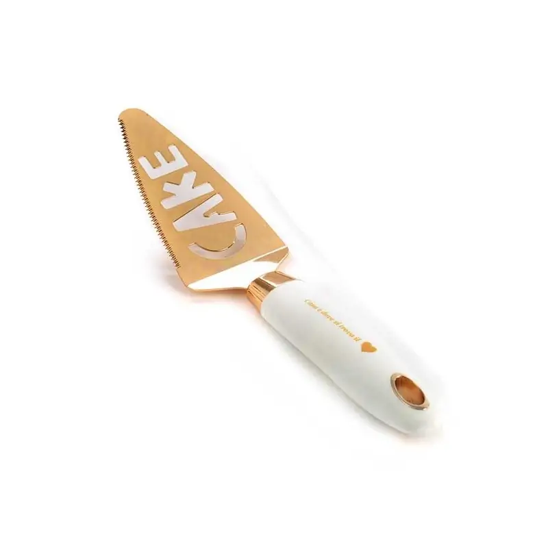 PALETTA PER DOLCE 24.5 CM. METALLO COLOR RAME PLASTICA G.BOX