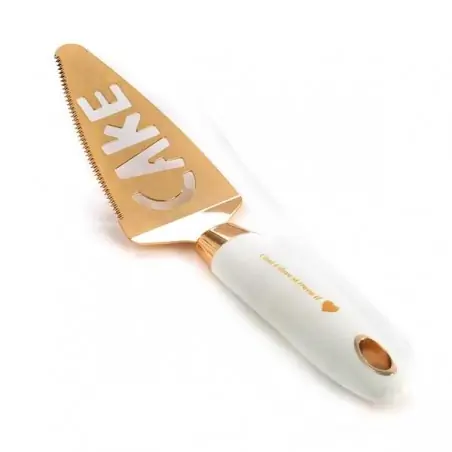 PALETTA PER DOLCE 24.5 CM. METALLO COLOR RAME PLASTICA G.BOX