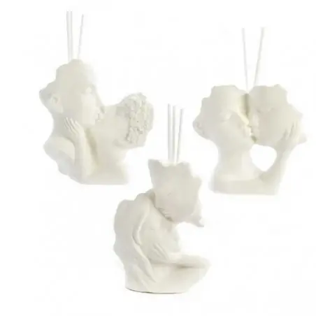 DIFFOND. VOLTI STIL. DI INNAMORATI 12.2 CM. 3 AS. PORC. G.BOX