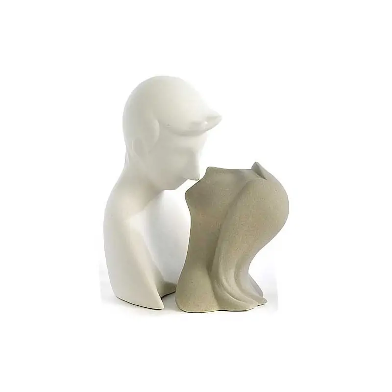 SET INNAMORATI MEZZOB. STIL. 18.5 CM. 2 SOG. PORCELLANA G.BOX