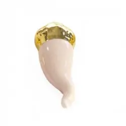 CORNETTO PORTAFORTUNA ROSA 8.5 CM. 