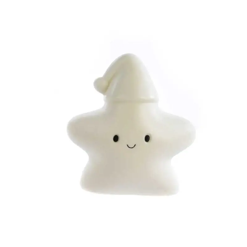 STELLINA SPIR. CON PAPALINA 10.8 CM. PORCELLANA LUCE