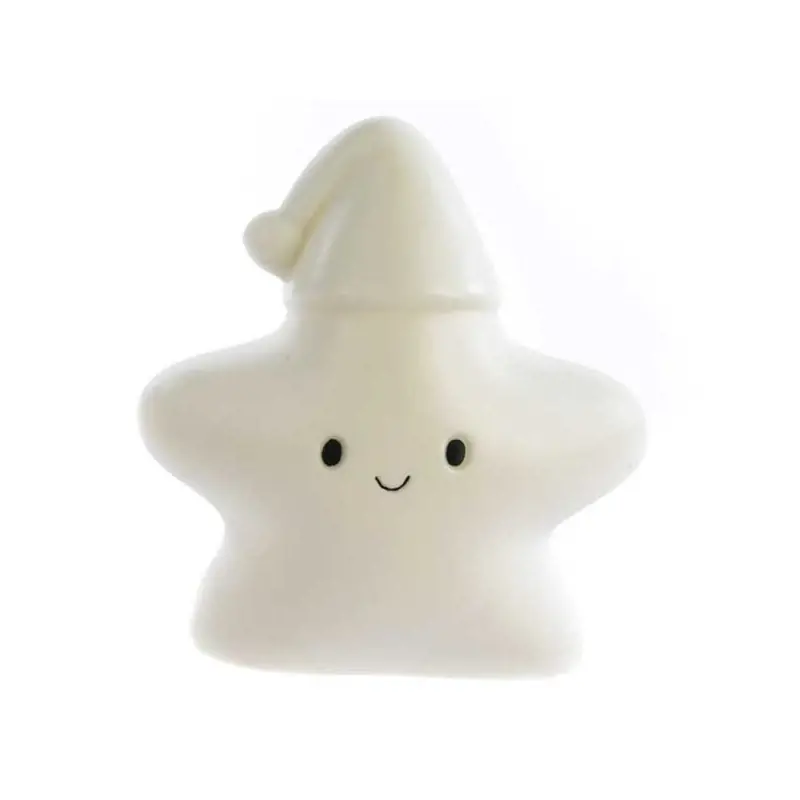 STELLINA SPIR. CON PAPALINA 12.8 CM. PORCELLANA LUCE