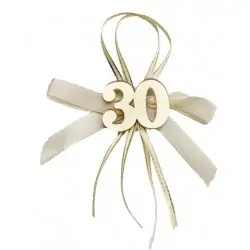 APPL.30° PLEXI GOLD C/FIOCCO