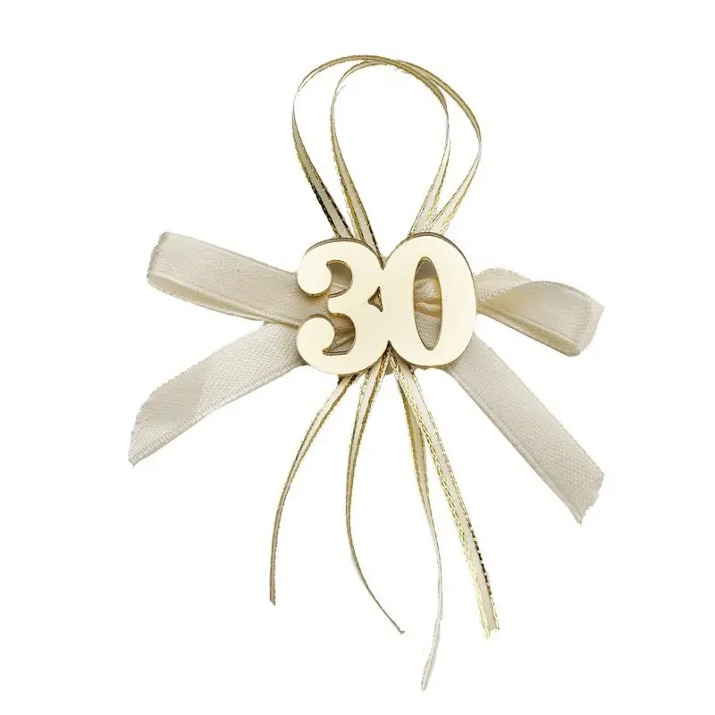 APPL.30° PLEXI GOLD C/FIOCCO