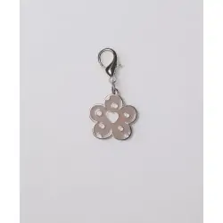 CIONDOLO FIORE BEIGE