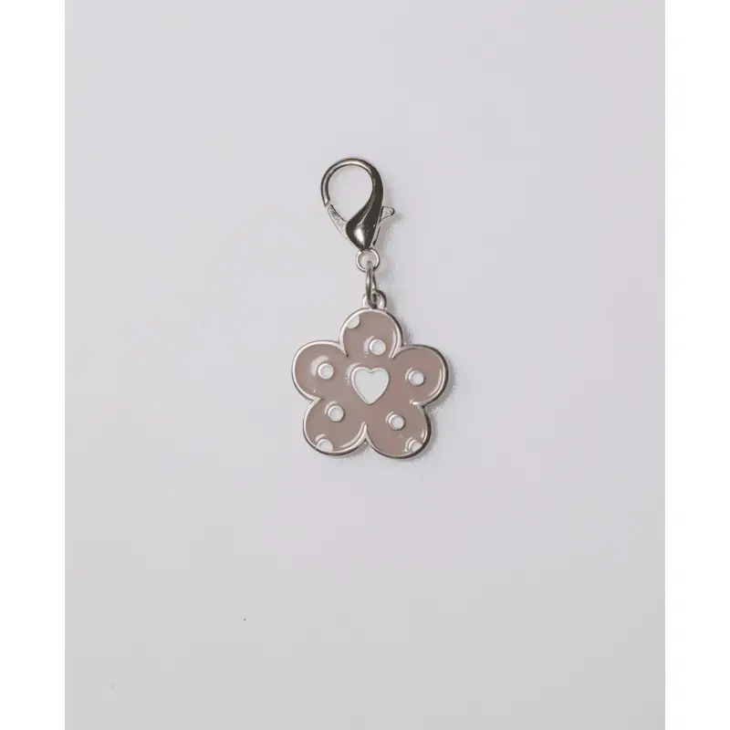 CIONDOLO FIORE BEIGE