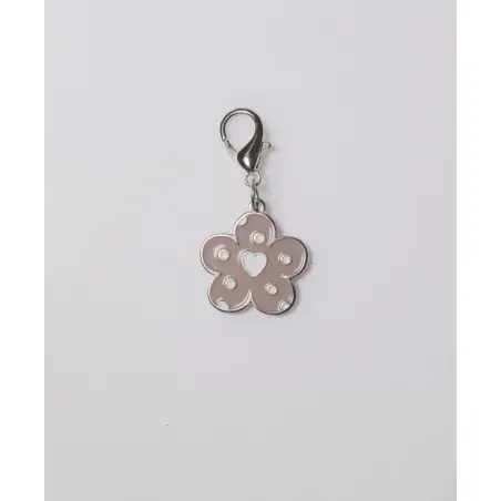 CIONDOLO FIORE BEIGE