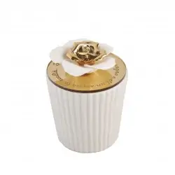 P.CANDELA C/FIORE ORO GR H.10