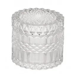 SCATOLA CRISTALLO PC d.8.5 h.8.5