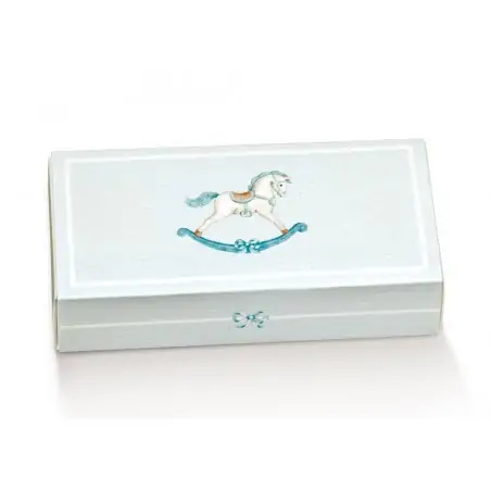 CASSETTO QUADR. + div.new 120x50x30 CAVALLINO AZZURRO