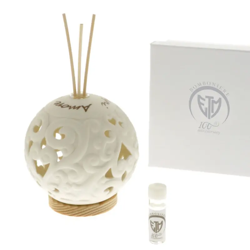 DIFFUSORE GIGLIO SFERA CON LED