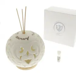 DIFFUSORE SFERA CON FRASI E LUCE LED