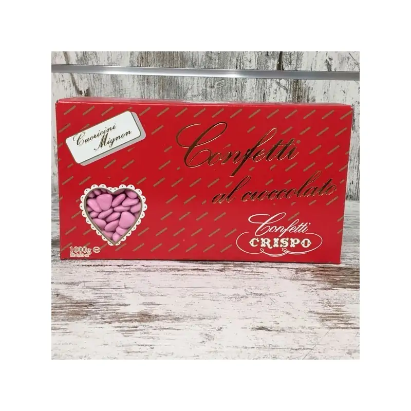 CONFETTI MIGNON ROSA CUORICINO