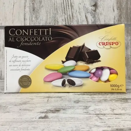 CONFETTI ASSORTITI CRISPO AL CIOCCOLATO FONDENTE