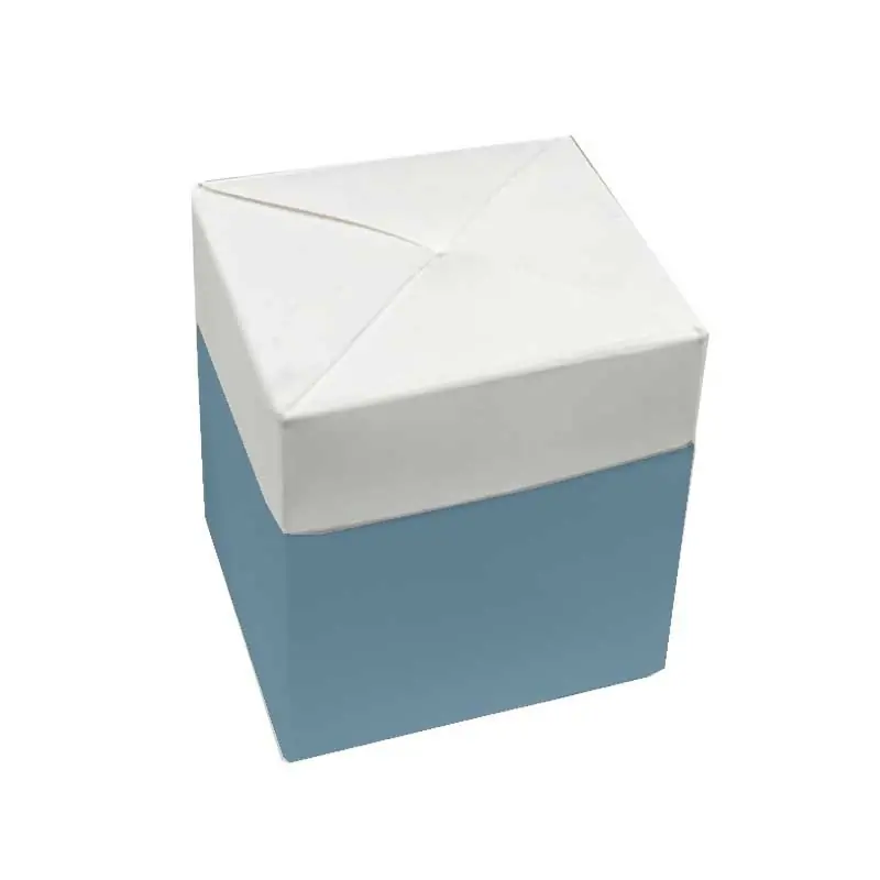 SCAT BICOLORE AZZURRO 6X6X6