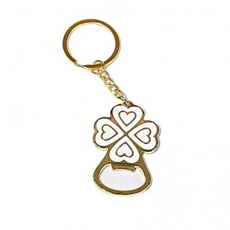 P/C APRIBOTTIGLIA QUADRIFOGLIO ORO