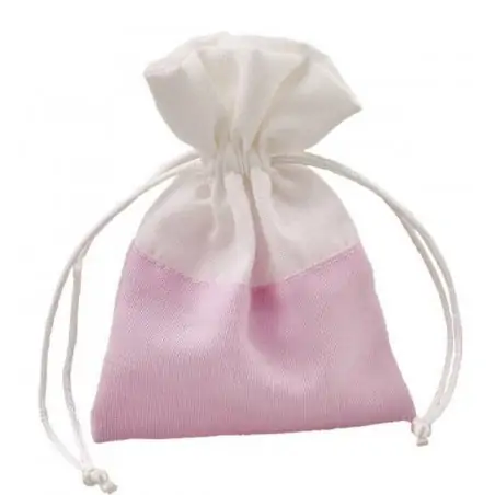 SACCHETTO CON TIRANTE ROSA 10X13 CM