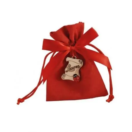 SACCHETTO LAUREA CON PERGAMENA 9X12CM