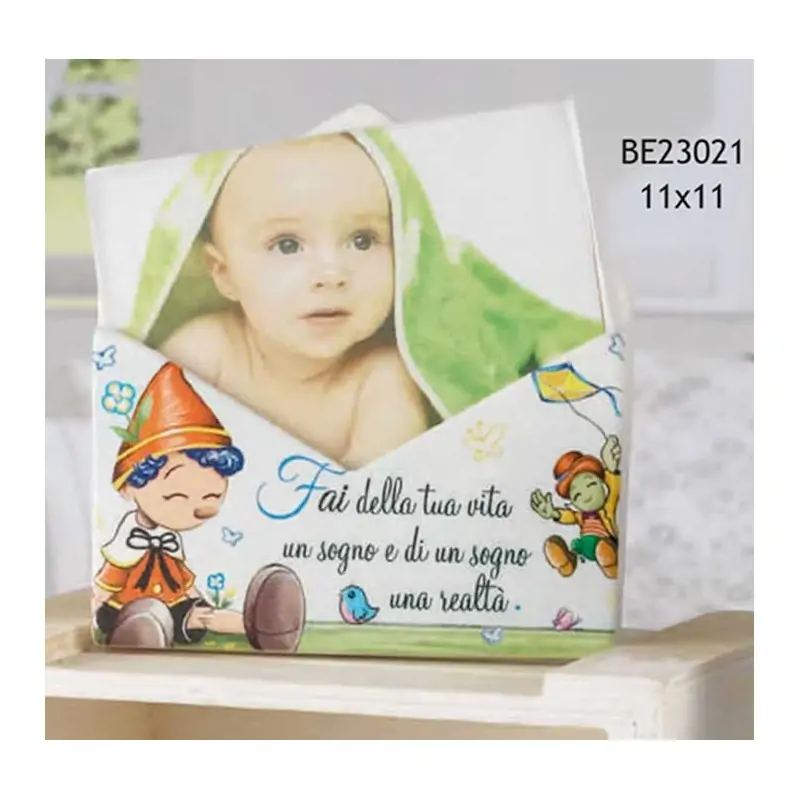 PINOCCHIO PORTA FOTO LETTERA 11X11 FAI