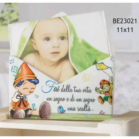 PINOCCHIO PORTA FOTO LETTERA 11X11 FAI