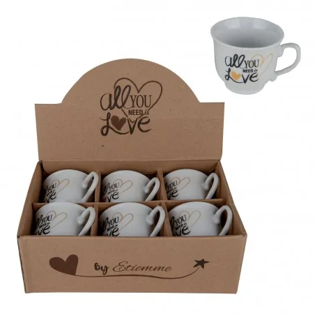 IBIS SET CAFFE' 6 PEZZI H.5,5 C/BOX 1/36