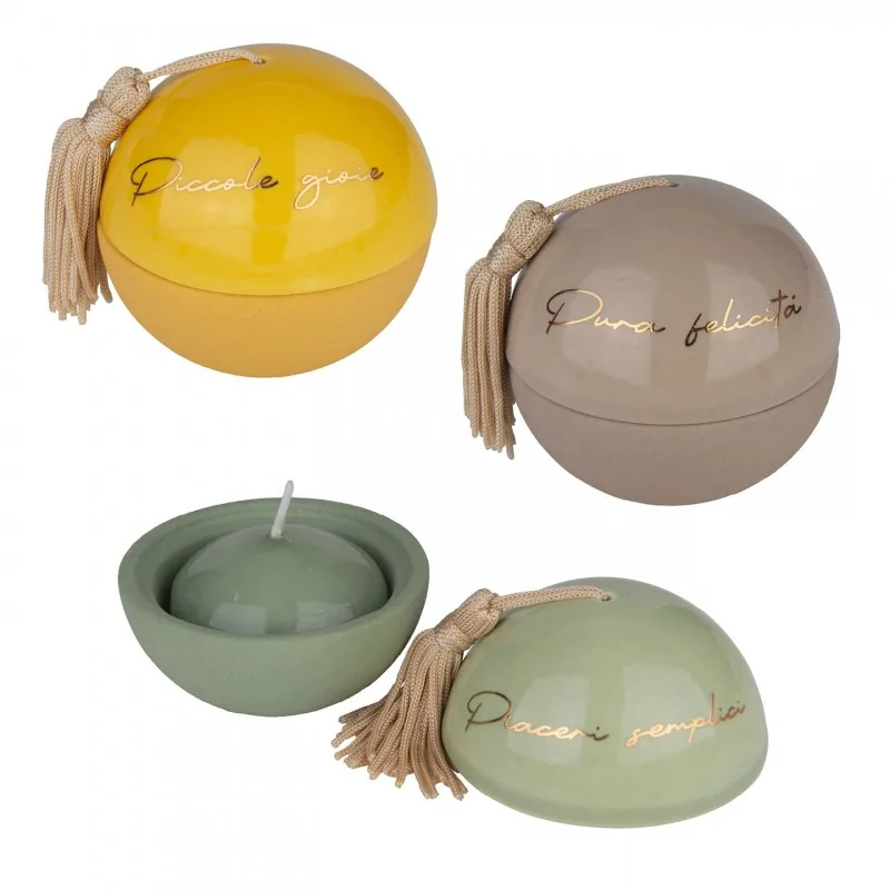 BALL SCATOLA SFERA COLORE DM.7 S/3 6/72