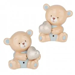 PELUCHE ORSO LED CIELO H.9 S/2 4/72