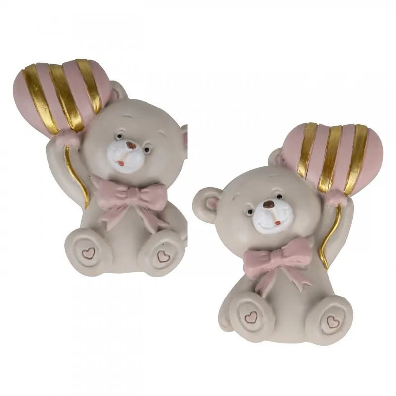 PUPO ORSO MAGN.ROSA CM.6 S/2 PVC 12/360