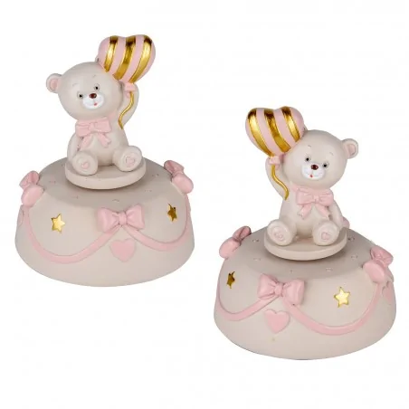 PUPO ORSO CARILLON ROSA DM10H12 S/2 2/36