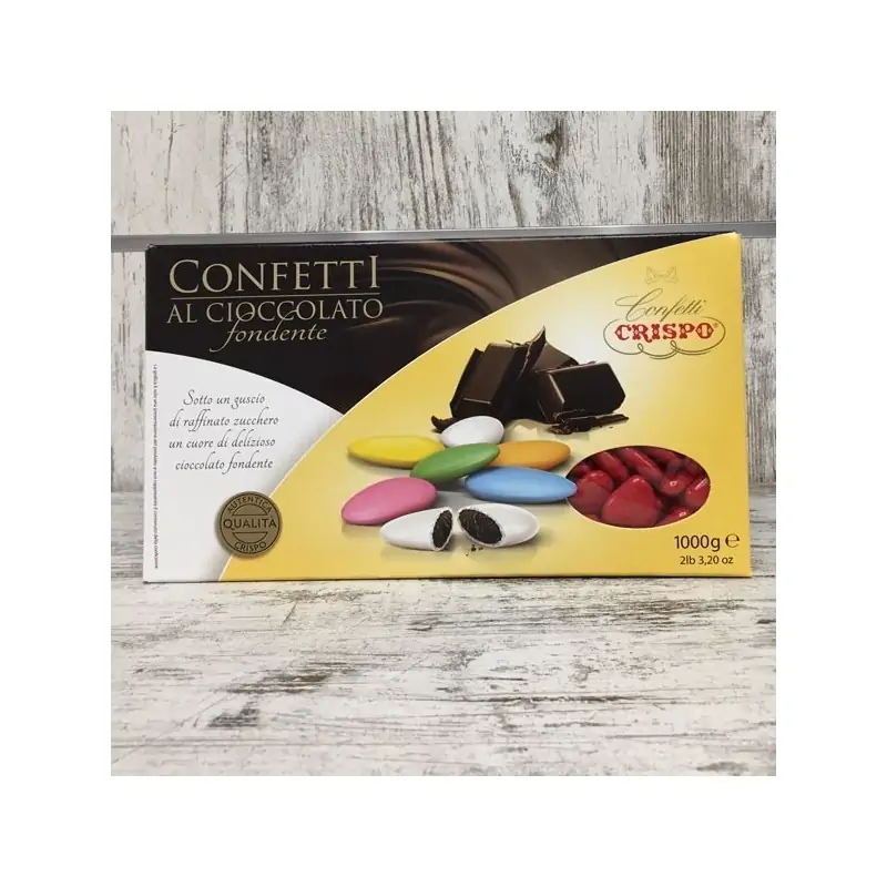CRISPO CONFETTI AL CIOCCOLATO AMORINI ROSSI FORMA CUORE
