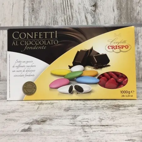 CRISPO CONFETTI AL CIOCCOLATO AMORINI ROSSI FORMA CUORE