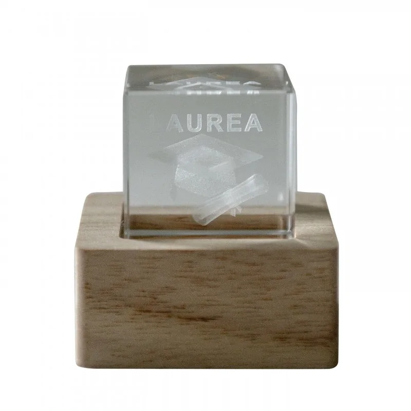 LAMPO CUBO CRYSTAL CM.6X6 LAUREA 1/48