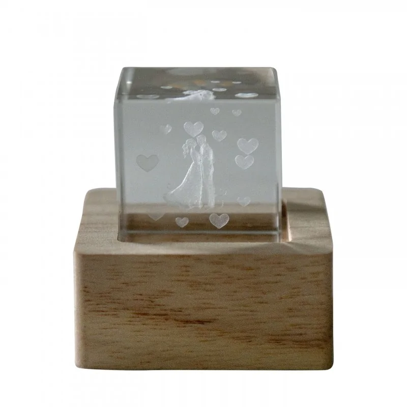 LAMPO CUBO CRYSTAL CM.6X6 SPOSI 1/48