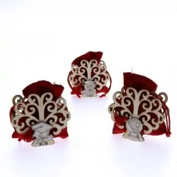 Sacchetto albero legno LAUREA