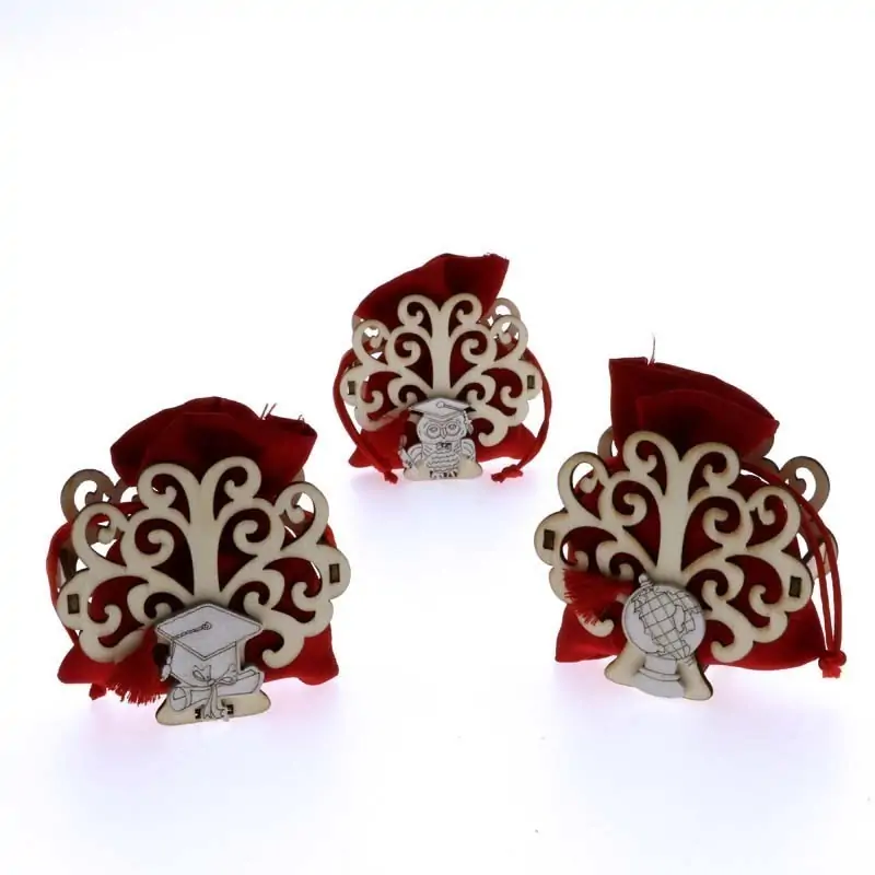 Sacchetto albero legno LAUREA