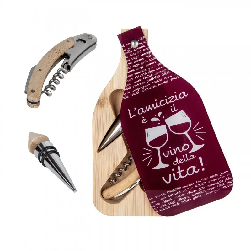 BORDEAUX SET 2 PEZZI BOTTLE CM.9X20 2/48