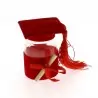 Bomboniera Laurea Segnaposto Barattolo Tocco Rosso
