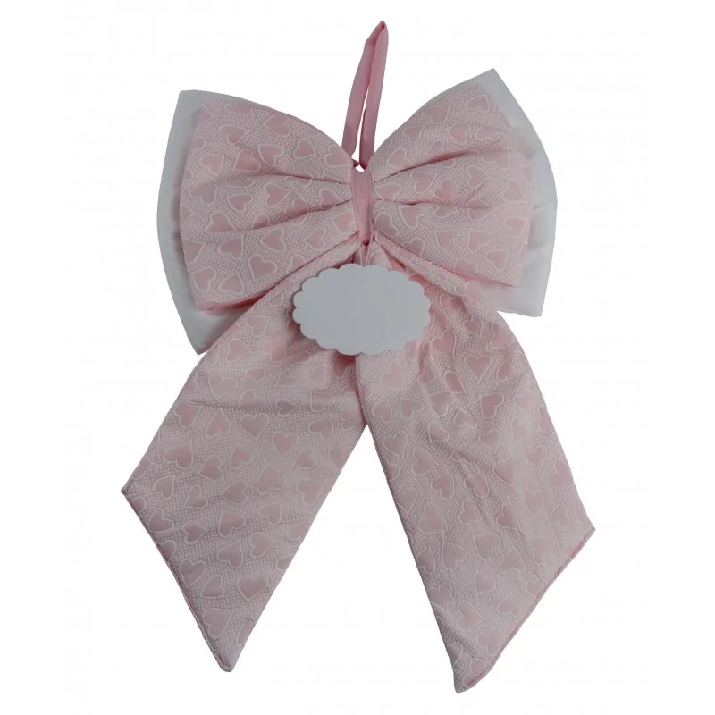 FIOCCO CUORI ROSA CM.33 H.50 1/24