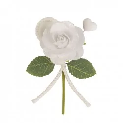 SETA RAMETTO CM.10 BIANCO...