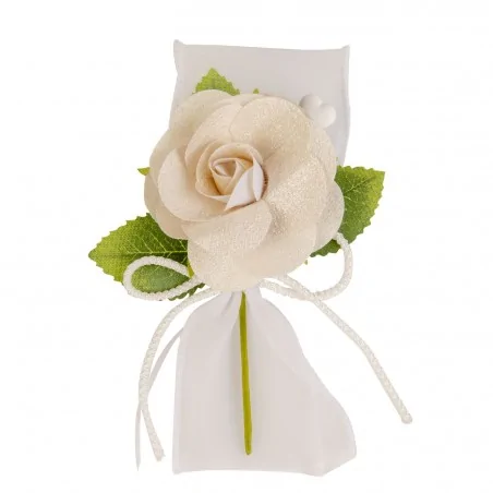 SETA RAMO FIOCCO CM.16 CREMA 36/360