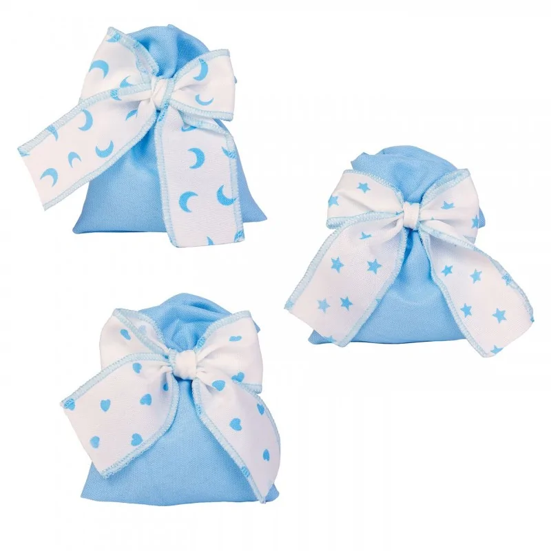 TRIS BAG FIOCCO CM 10X12 C.LO S/3 60/600