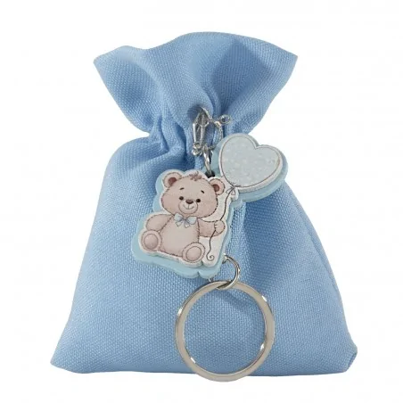 TOYS BAG P/C ORSO CM 8X10 CIELO 60/600